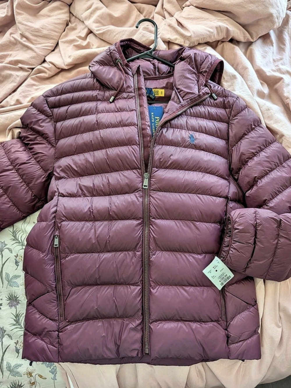 Polo Ralph Lauren The Colden Packable Down Jacket Purple
